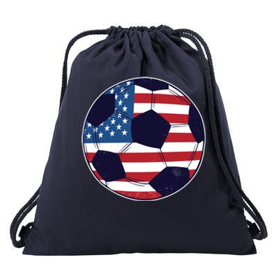 World Soccer United States Drawstring Bag