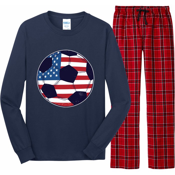 World Soccer United States Long Sleeve Pajama Set