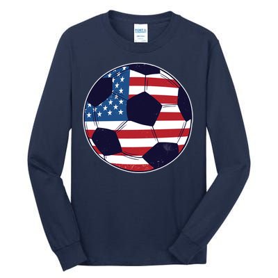 World Soccer United States Tall Long Sleeve T-Shirt