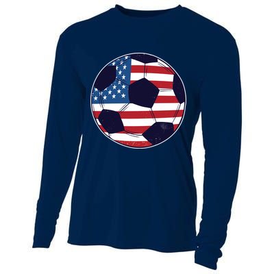 World Soccer United States Cooling Performance Long Sleeve Crew