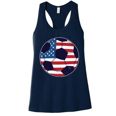 World Soccer United States Women's Racerback Tank