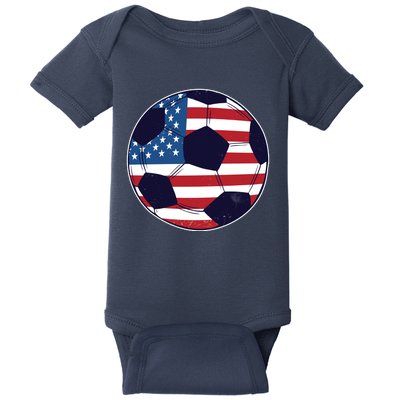 World Soccer United States Baby Bodysuit