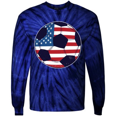 World Soccer United States Tie-Dye Long Sleeve Shirt