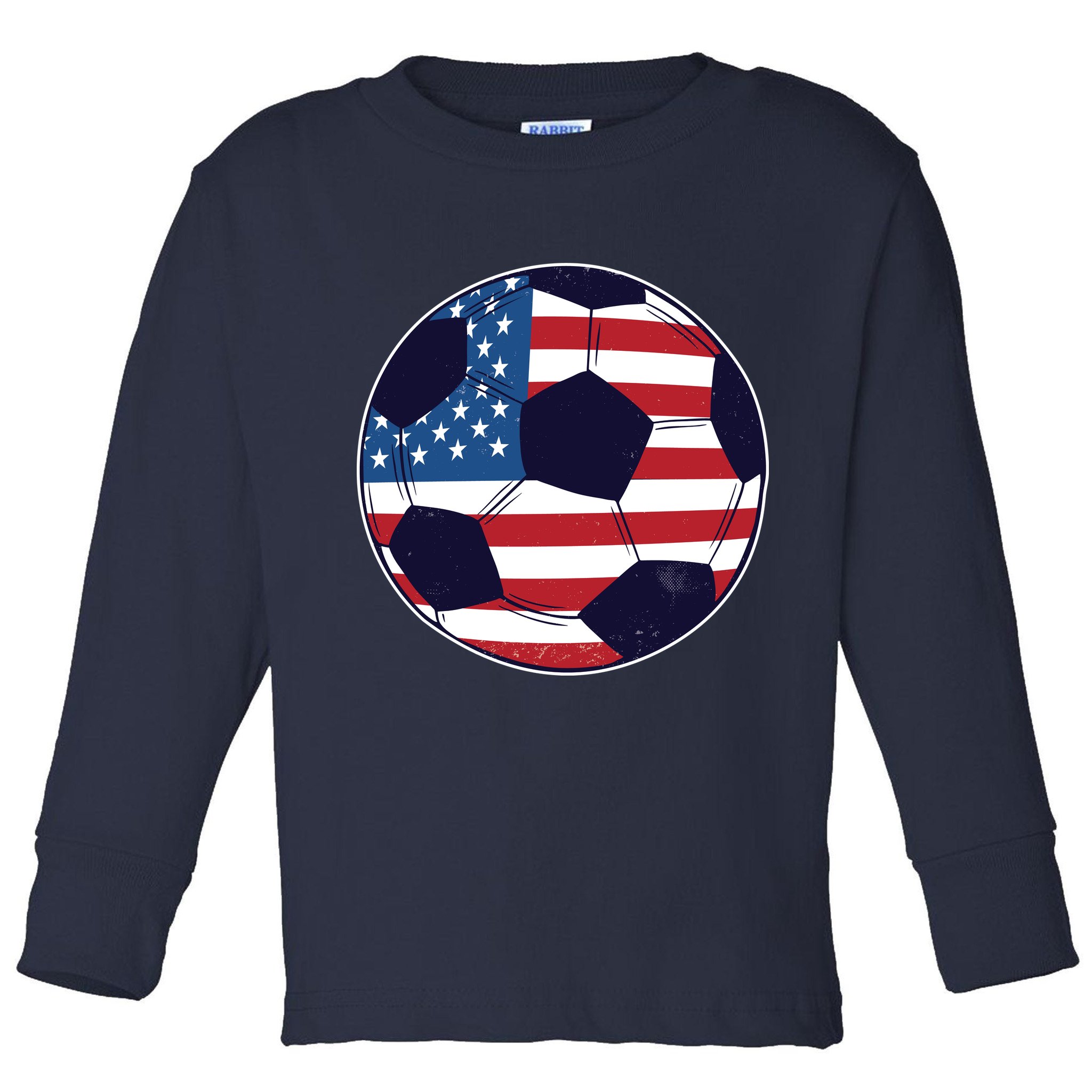 World Soccer United States Toddler Long Sleeve Shirt