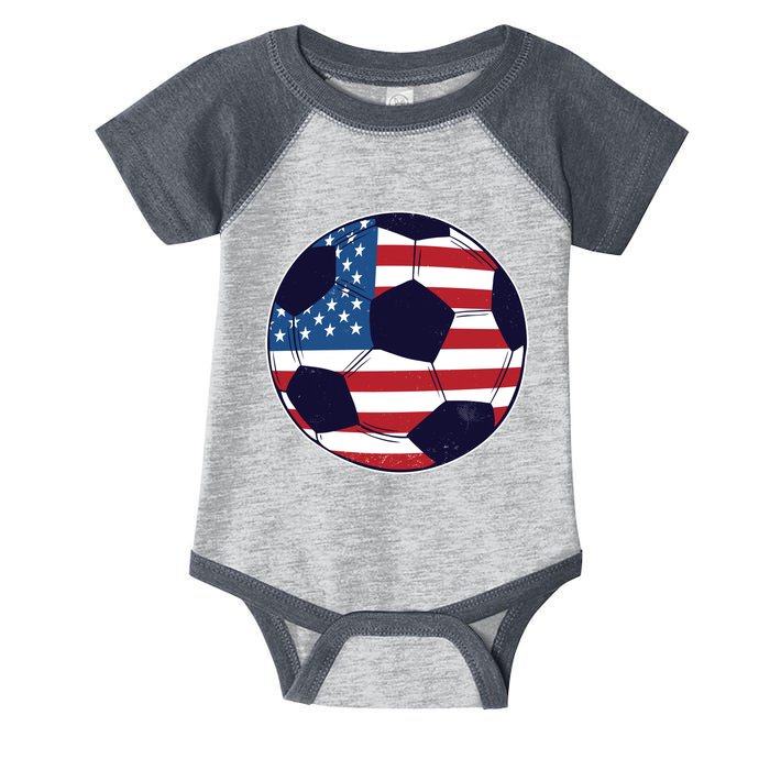 World Soccer United States Infant Baby Jersey Bodysuit