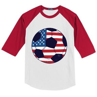 World Soccer United States Kids Colorblock Raglan Jersey