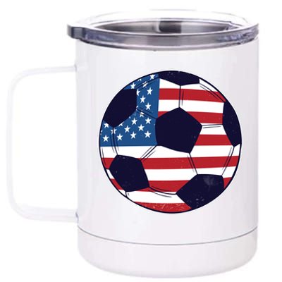 World Soccer United States 12 oz Stainless Steel Tumbler Cup