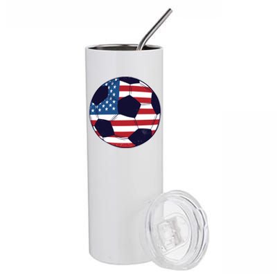 World Soccer United States Stainless Steel Tumbler