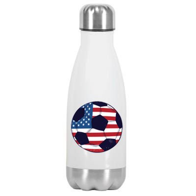 World Soccer United States Stainless Steel Insulated Water Bottle