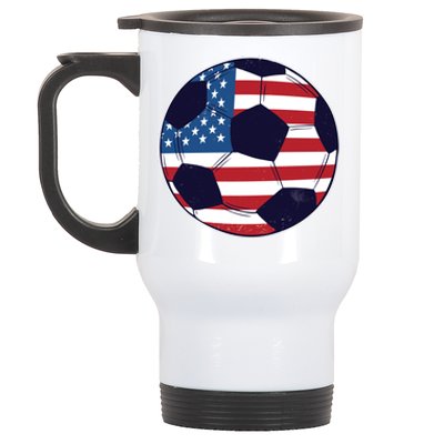 World Soccer United States Stainless Steel Travel Mug