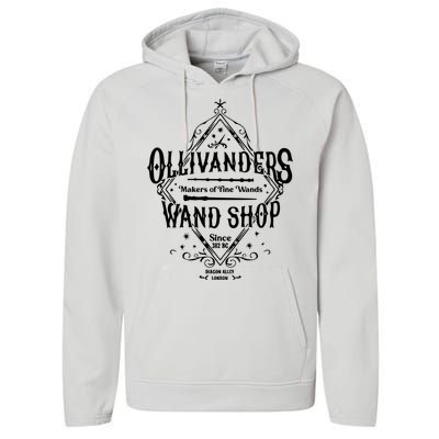 Wand Shop Universal Trip Wizard Wand Performance Fleece Hoodie