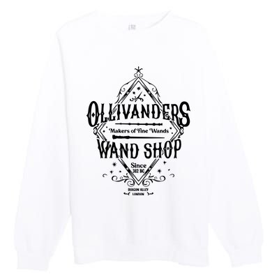 Wand Shop Universal Trip Wizard Wand Premium Crewneck Sweatshirt