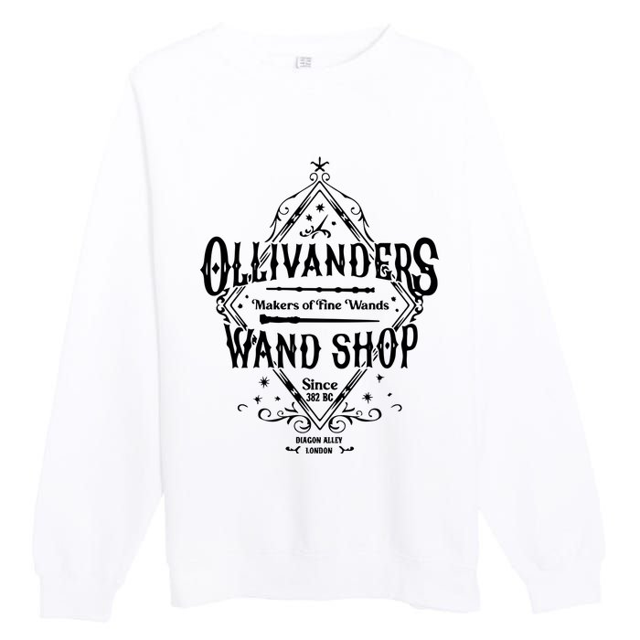 Wand Shop Universal Trip Wizard Wand Premium Crewneck Sweatshirt