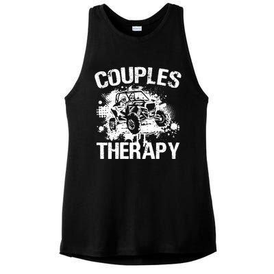 Wo Sxs Utv Couples Therapy Ladies PosiCharge Tri-Blend Wicking Tank