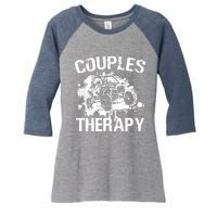 Wo Sxs Utv Couples Therapy Women's Tri-Blend 3/4-Sleeve Raglan Shirt