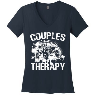 Wo Sxs Utv Couples Therapy Women's V-Neck T-Shirt