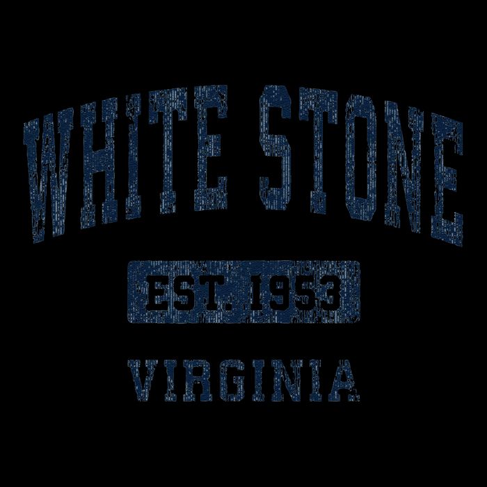 White Stone Virginia Va Vintage Athletic Sports Backpack