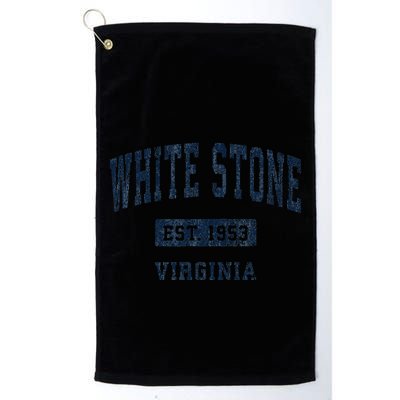 White Stone Virginia Va Vintage Athletic Sports Golf Towel