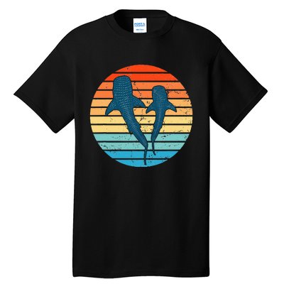 Whale Shark Vintage Sunset Tall T-Shirt