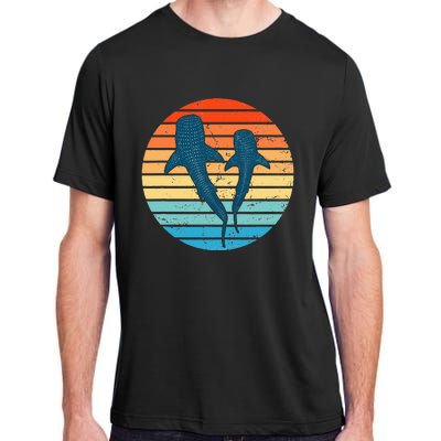 Whale Shark Vintage Sunset Adult ChromaSoft Performance T-Shirt