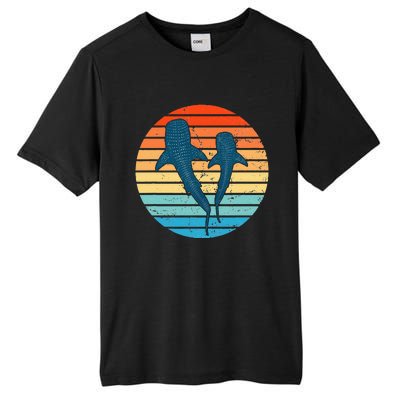 Whale Shark Vintage Sunset Tall Fusion ChromaSoft Performance T-Shirt