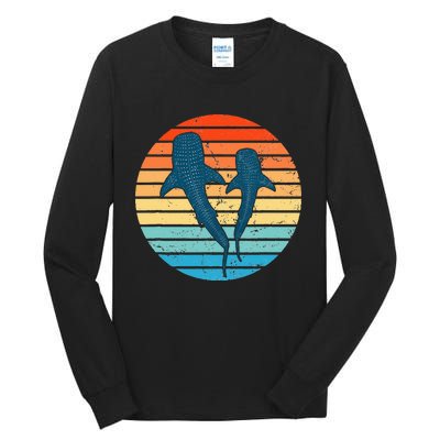 Whale Shark Vintage Sunset Tall Long Sleeve T-Shirt