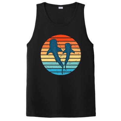 Whale Shark Vintage Sunset PosiCharge Competitor Tank