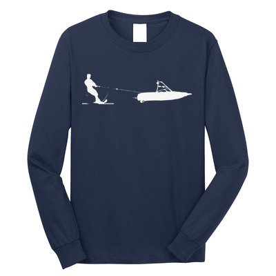 Water Ski vintage Water Skiing Gift For Water Skiers Long Sleeve Shirt