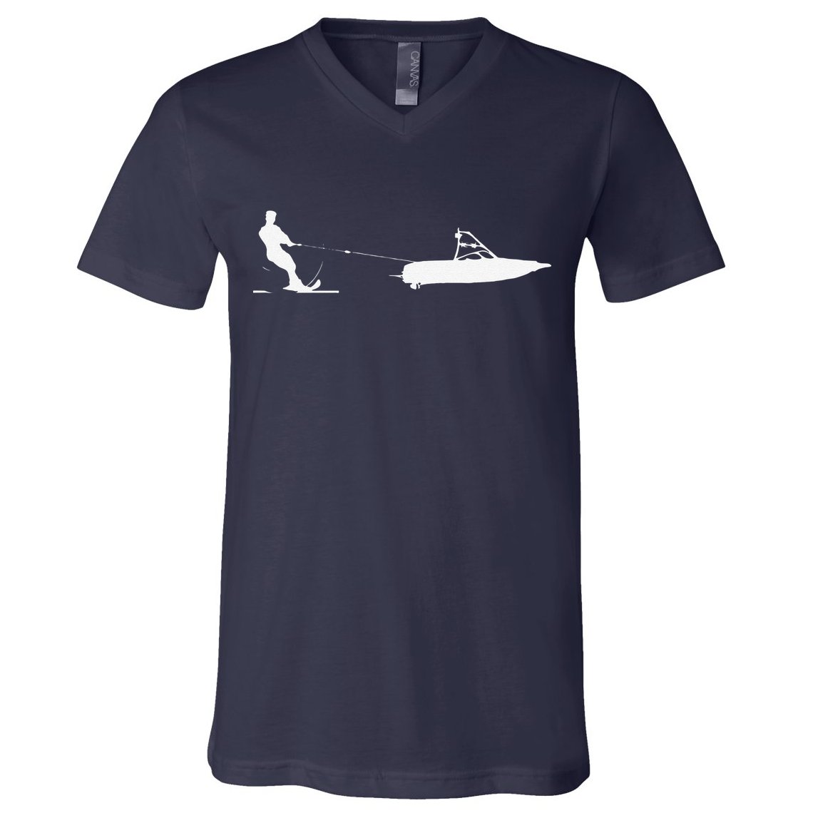 Water Ski vintage Water Skiing Gift For Water Skiers V-Neck T-Shirt