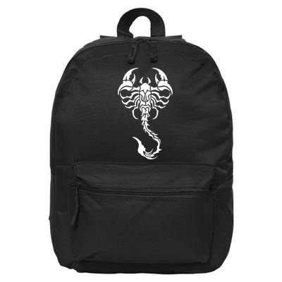 White Scorpion 16 in Basic Backpack