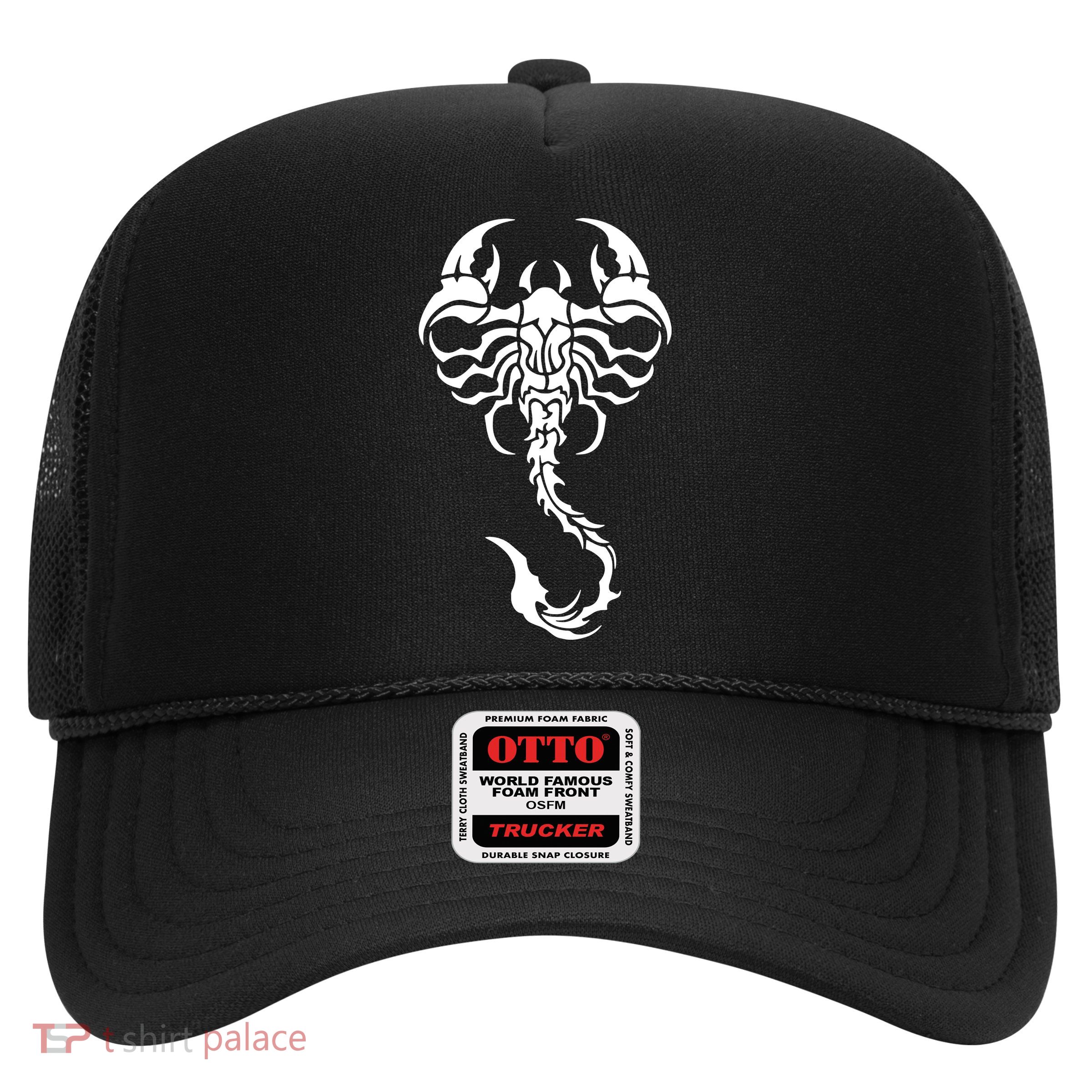 White Scorpion Trucker Hat