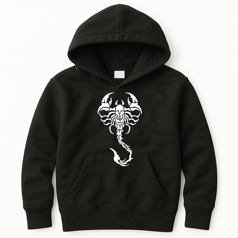 White Scorpion Kids Hoodie