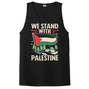 We Stand With Palestine For Their Freedom Free Palestine PosiCharge Competitor Tank