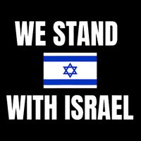 We Stand With Israel Show Your Support For Israel Tall T-Shirt