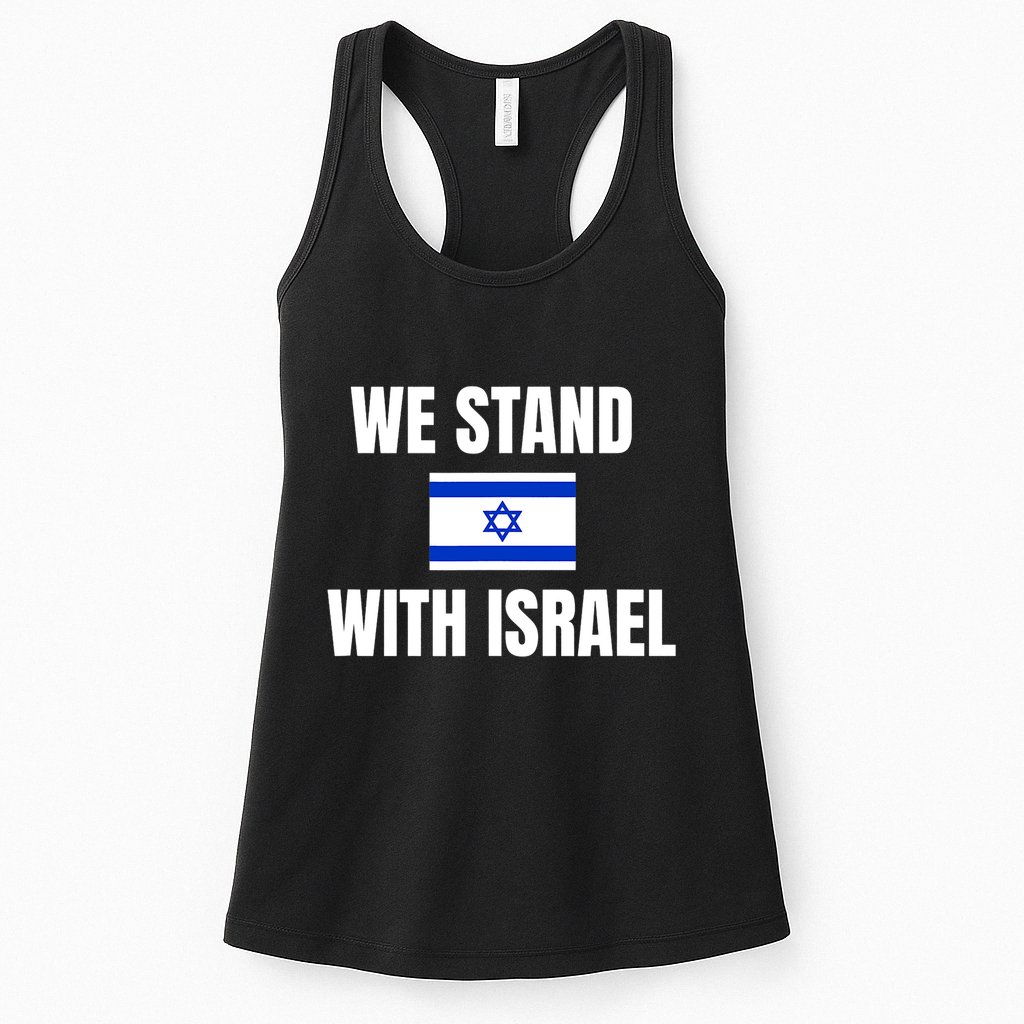 We Stand With Israel Show Your Support For Israel Womens Tank Top