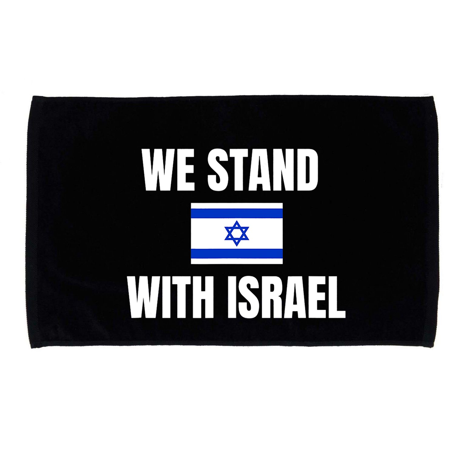 We Stand With Israel Show Your Support For Israel Microfiber Hand Towel