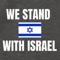 We Stand With Israel Show Your Support For Israel Vector Backpack