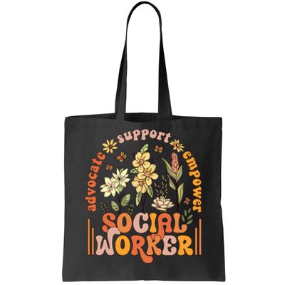 Wildflower Social Worker Tote Bag