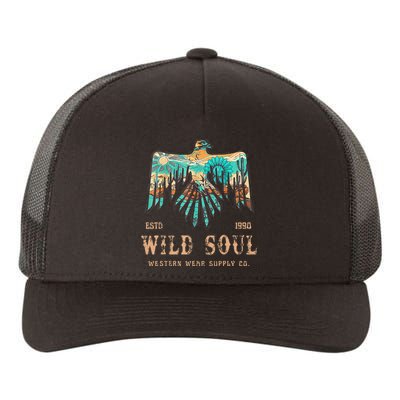 Wild Soul Western Wear Southwest Thunderbird Desert Vibes Yupoong Adult 5-Panel Trucker Hat