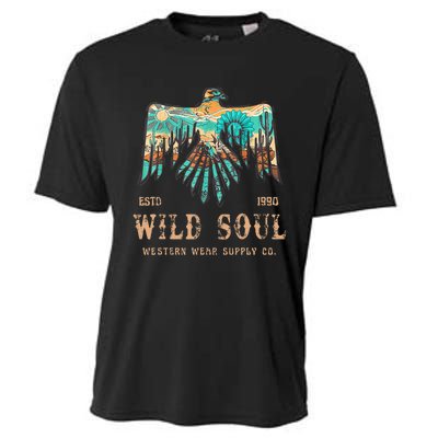 Wild Soul Western Wear Southwest Thunderbird Desert Vibes Cooling Performance Crew T-Shirt