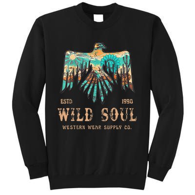 Wild Soul Western Wear Southwest Thunderbird Desert Vibes Sweatshirt