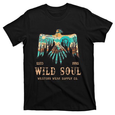 Wild Soul Western Wear Southwest Thunderbird Desert Vibes T-Shirt