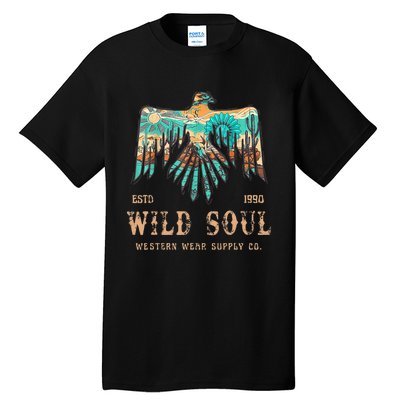 Wild Soul Western Wear Southwest Thunderbird Desert Vibes Tall T-Shirt