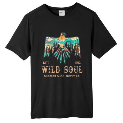 Wild Soul Western Wear Southwest Thunderbird Desert Vibes Tall Fusion ChromaSoft Performance T-Shirt