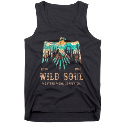 Wild Soul Western Wear Southwest Thunderbird Desert Vibes Tank Top