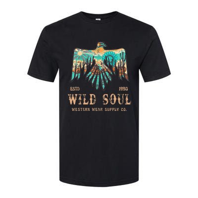 Wild Soul Western Wear Southwest Thunderbird Desert Vibes Softstyle CVC T-Shirt