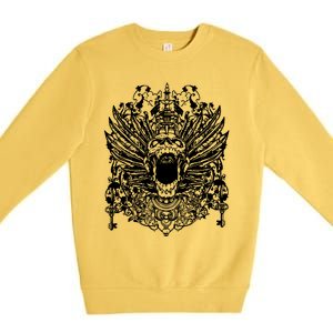 Winged Skull Premium Crewneck Sweatshirt