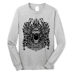 Winged Skull Long Sleeve Shirt