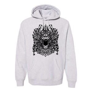 Winged Skull Premium Hoodie