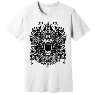 Winged Skull Premium T-Shirt